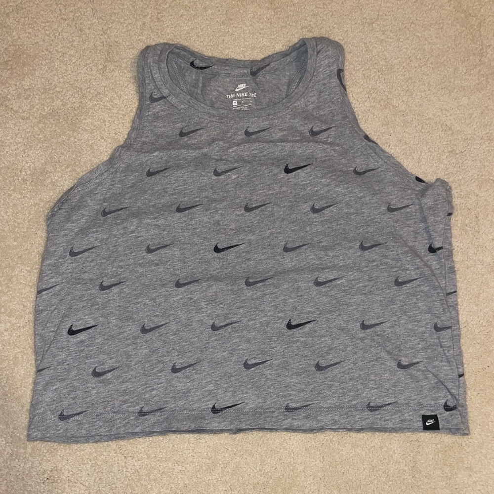 Nike racer back crop top